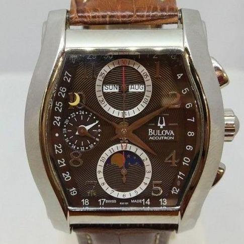 Bulova Accutron 63C101 Orologio Uomo Automatico ETA Fasi Lunari | Gioiellitosti.it