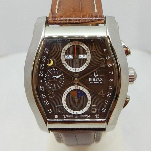 Bulova Accutron 63C101 Orologio Uomo Automatico ETA Fasi Lunari | Gioiellitosti.it