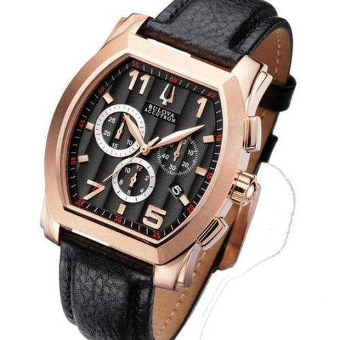 Bulova Accutron 64b114 Orologio Uomo Cronografo Swiss made Acciaio Rosè | Gioiellitosti.it