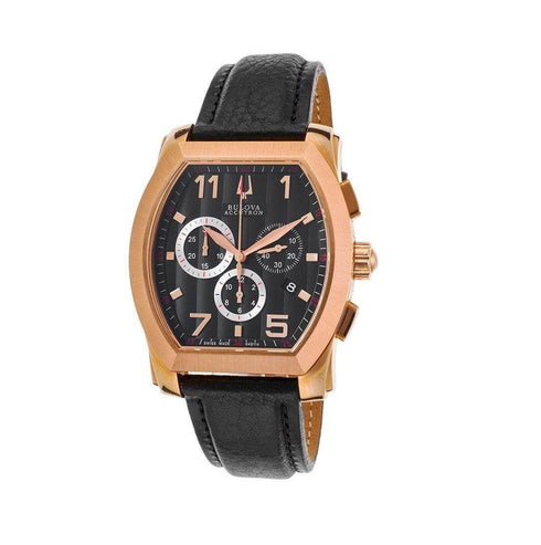 Bulova Accutron 64b114 Orologio Uomo Cronografo Swiss made Acciaio Rosè | Gioiellitosti.it