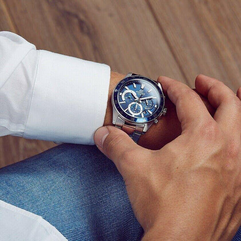 Casio Edifice EFV-570D-2AVUEF orologio uomo cronografo WR 100M | Gioiellitosti.it