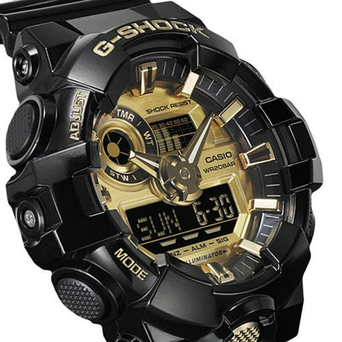 Casio G-Shock GA-710GB-1AER Orologio multifunzione Nero Oro | Gioiellitosti.it