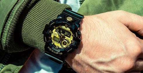 Casio G-Shock GA-710GB-1AER Orologio multifunzione Nero Oro | Gioiellitosti.it