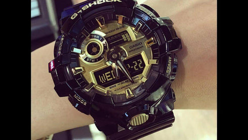 Casio G-Shock GA-710GB-1AER Orologio multifunzione Nero Oro | Gioiellitosti.it