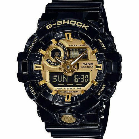 Casio G-Shock GA-710GB-1AER Orologio multifunzione Nero Oro | Gioiellitosti.it