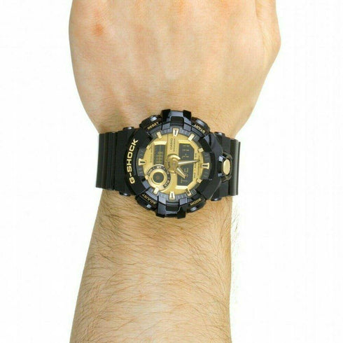 Casio G-Shock GA-710GB-1AER Orologio multifunzione Nero Oro | Gioiellitosti.it
