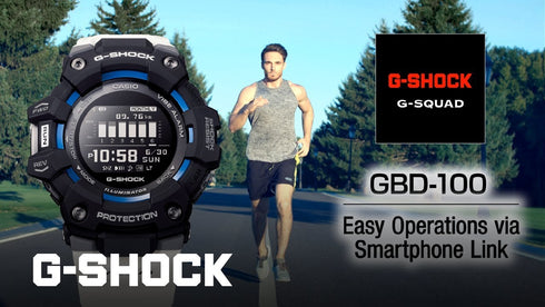 Casio G-Shock GBD-100-1A7ER G-SQUAD Orologio Multifunzione | Gioiellitosti.it