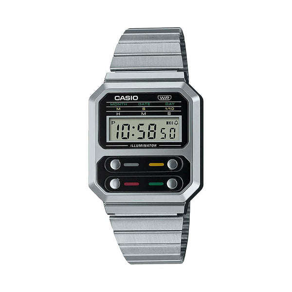 Casio Vintage A100WE-1AEF Orologio Digitale Argento | Gioiellitosti.it