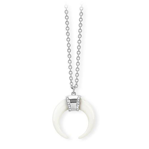 Ciondolo acciaio cristalli Collana Girocollo 2JEWELS 251569 | Gioiellitosti.it