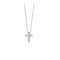Collana Croce argento zirconi Girocollo MABINA 553015 | Gioiellitosti.it