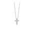 Collana Croce argento zirconi Girocollo MABINA 553015 | Gioiellitosti.it