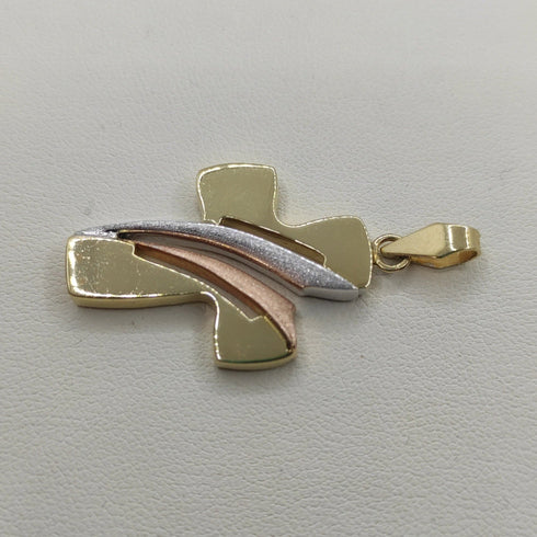 Ciondolo Croce oro 18k gr 7,70 | Gioiellitosti.it