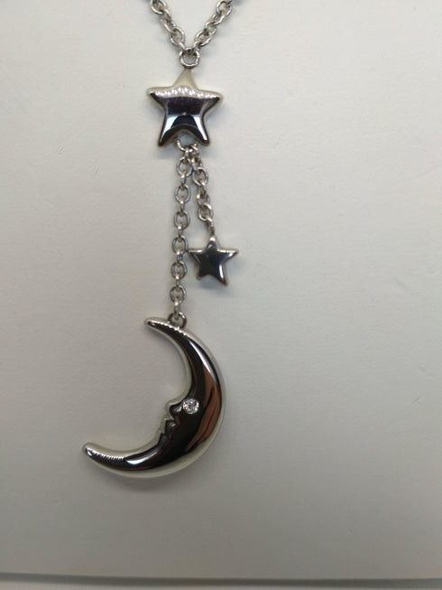Ciondolo Luna Collana Girocollo acciaio 2JEWELS 251316 | Gioiellitosti.it