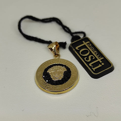 Ciondolo oro 18k pendente unisex modello Medusa | Gioiellitosti.it