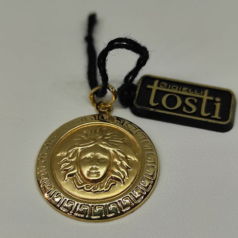 Ciondolo oro 18k pendente unisex modello Medusa gr 2,30 | Gioiellitosti.it