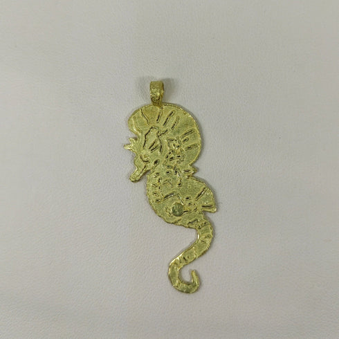 Ciondolo oro 18k pendente Cavalluccio Marino unisex gr 3,40 | Gioiellitosti.it