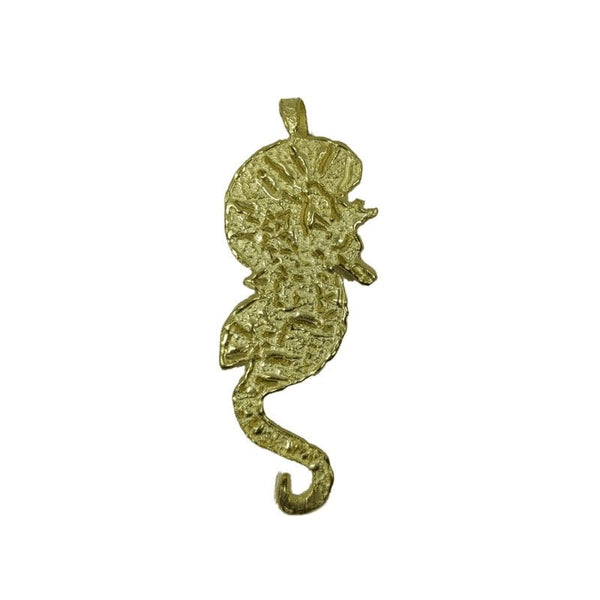 Ciondolo oro 18k pendente Cavalluccio Marino unisex gr 3,40 | Gioiellitosti.it