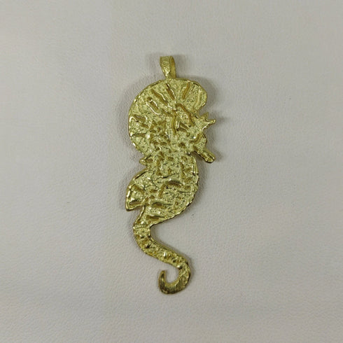 Ciondolo oro 18k pendente Cavalluccio Marino unisex gr 3,40 | Gioiellitosti.it