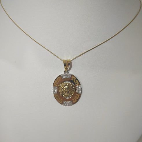 Ciondolo oro 18k pendente unisex modello Medusa gr 4,80 | Gioiellitosti.it
