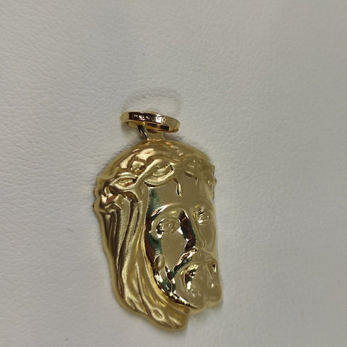 Ciondolo oro 18k Pendente Viso Cristo gr 1,40 | Gioiellitosti.it