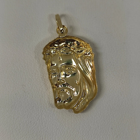 Ciondolo oro 18k Pendente Viso Cristo gr 1,40 | Gioiellitosti.it