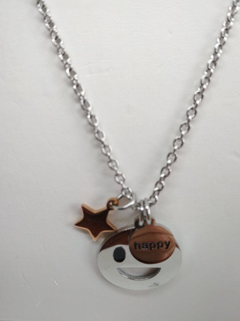 Ciondolo Smile collana acciaio 2JEWELS 251604 | Gioiellitosti.it