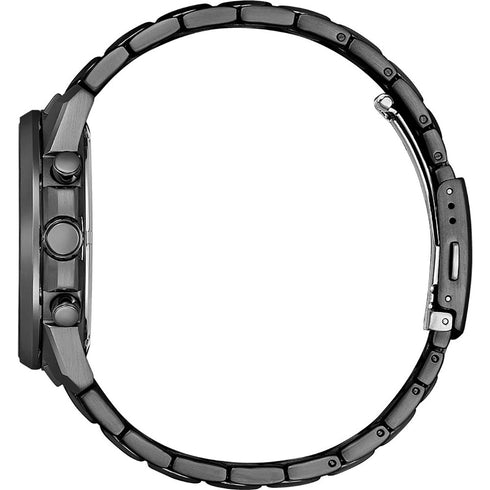 Citizen Crono Active Eco Drive AT1195-83E Acciaio Black | Gioiellitosti.it