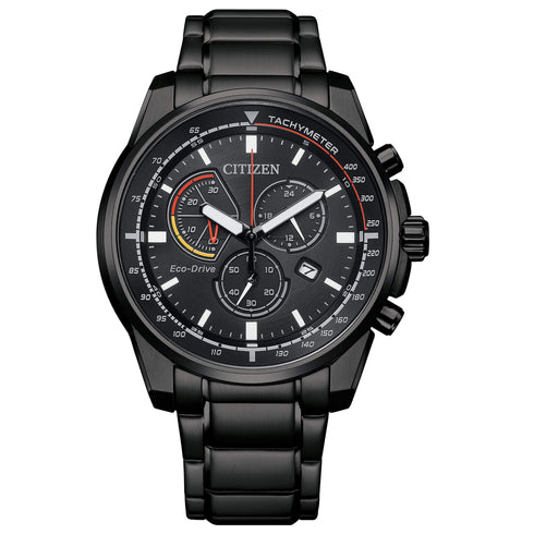 Citizen Crono Active Eco Drive AT1195-83E Acciaio Black | Gioiellitosti.it