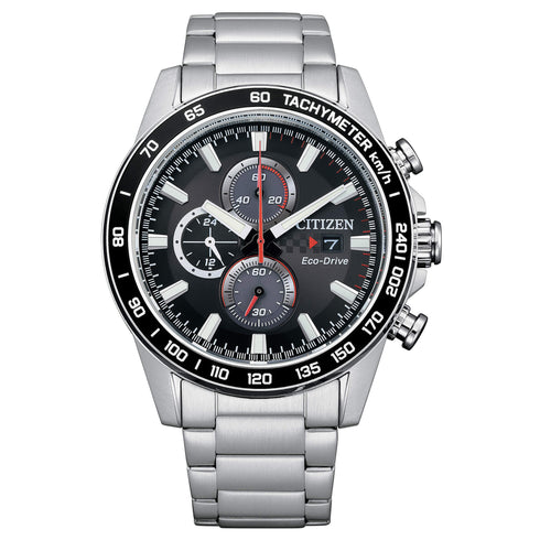 Citizen Crono Racing CA0780-87E Eco Drive Orologio Uomo Acciaio | Gioiellitosti.it