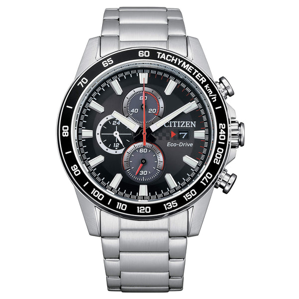 Citizen Crono Racing CA0780-87E Eco Drive Orologio Uomo Acciaio | Gioiellitosti.it