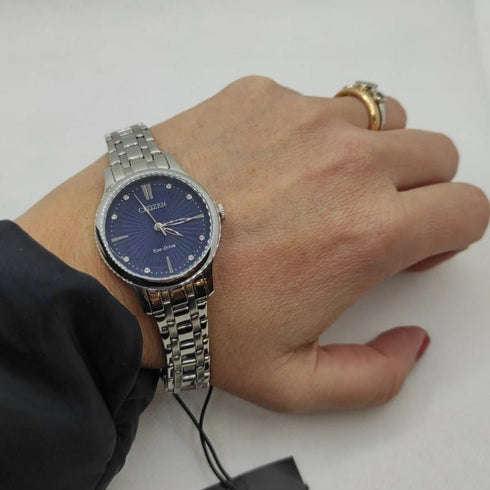 Citizen Lady Eco Drive EM0890-85L Acciaio cristalli | Gioiellitosti.it