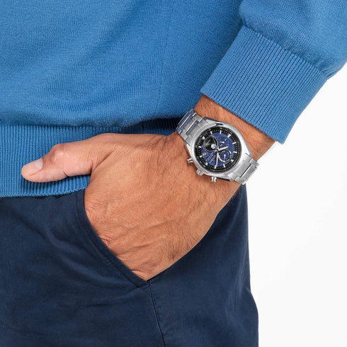 Citizen Moonphase BY1010-81L Radiocontrollato Eco-drive Super Titanio | Gioiellitosti.it