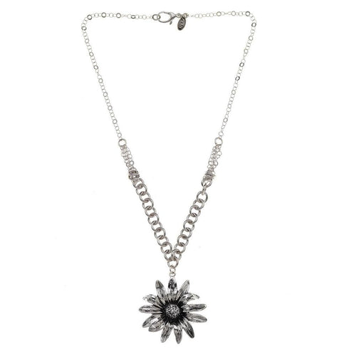 Collana argento donna girocollo pendente Margherita cm 45 SUALI' BM0515 | Gioiellitosti.it