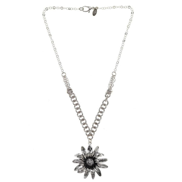 Collana argento donna girocollo pendente Margherita cm 45 SUALI' BM0515 | Gioiellitosti.it