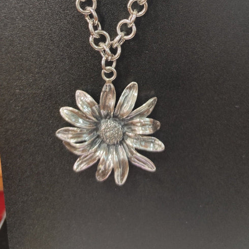 Collana argento donna girocollo pendente Margherita cm 45 SUALI' BM0515 | Gioiellitosti.it