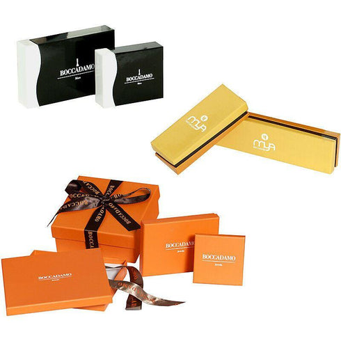 Collana bronzo rodiato pendenti tondi con zirconi Boccadamo Maya XGR404D | Gioiellitosti.it