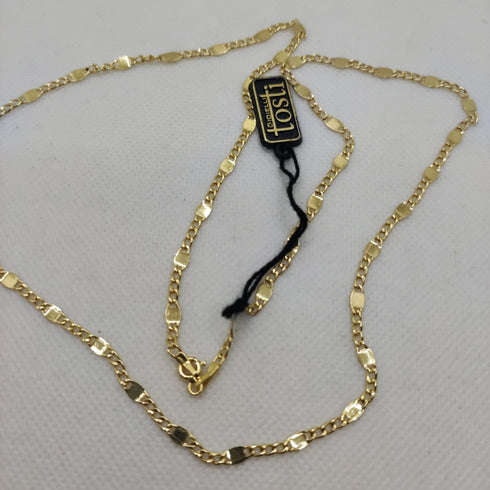 Collana catena a maglia oro 18k 60 cm 3.80 gr | Gioiellitosti.it