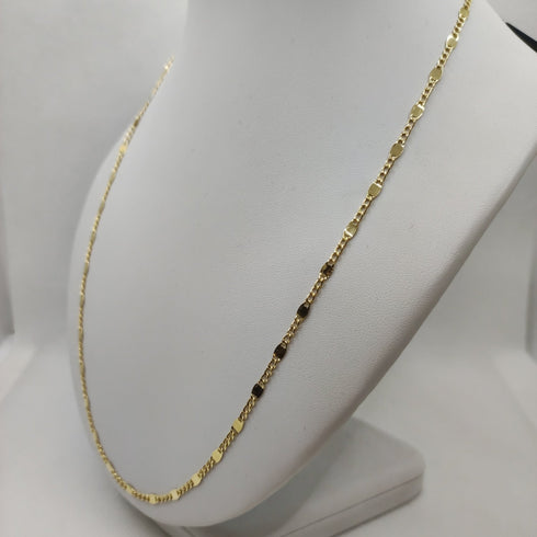 Collana catena a maglia oro 18k 60 cm 3.80 gr | Gioiellitosti.it