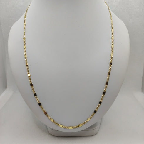 Collana catena a maglia oro 18k 60 cm 3.80 gr | Gioiellitosti.it