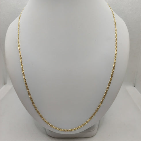 Collana catena maglia intrecciata oro 18k 60 cm 4.20 gr | Gioiellitosti.it