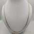 Collana catena maglia intrecciata oro 18k bicolore 60 cm 6.60 gr | Gioielli Tosti