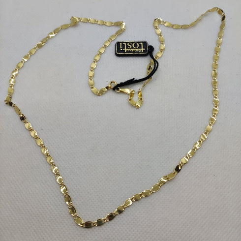 Collana catena maglia piatta oro 18k 60 cm 4.30 gr | Gioielli Tosti