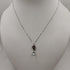 Collana ciondolo acquamarina diamanti oro 18k | Gioiellitosti.it