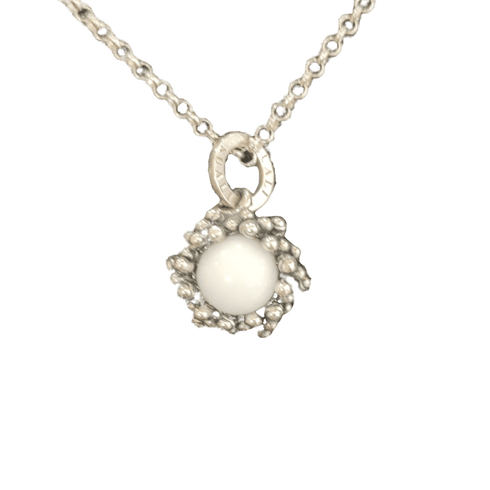 Collana Ciondolo argento con perla SUALI' BM2668/2 Luna | Gioiellitosti.it