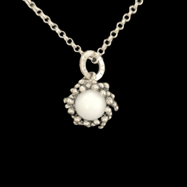 Collana Ciondolo argento con perla SUALI' BM2668/2 Luna | Gioiellitosti.it