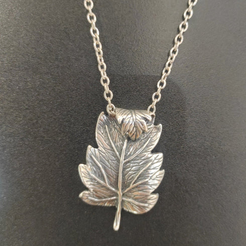 Collana Ciondolo argento Foglia SUALI' BM2388/60 Naturalis | Gioiellitosti.it