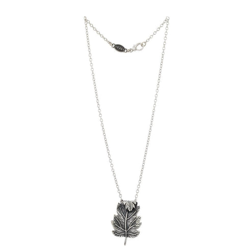 Collana Ciondolo argento Foglia SUALI' BM2388/60 Naturalis | Gioiellitosti.it