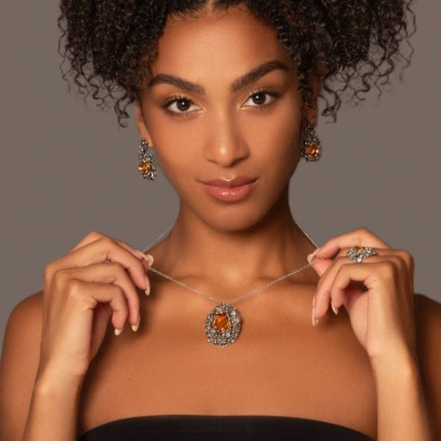 Collana Ciondolo Argento Topazio SUALI' BM2675/3/60 Primavera | Gioiellitosti.it