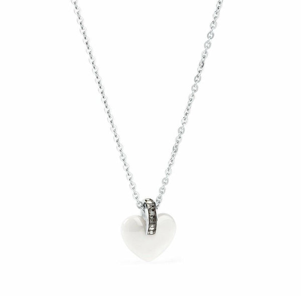 Collana Ciondolo Cuore Bianco Cristalli Nero Gioielli Brosway BTE02 | Gioiellitosti.it