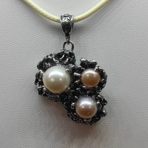 Collana ciondolo in argento 925 con perle MAGNA GRECIA MGK4107V | Gioiellitosti.it